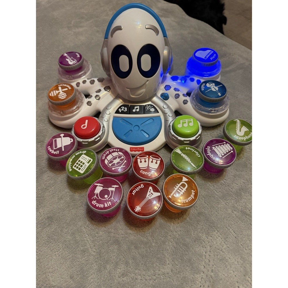 Fisher Price Think & Learn Rocktopus Musical Toy Lights Sounds Tested